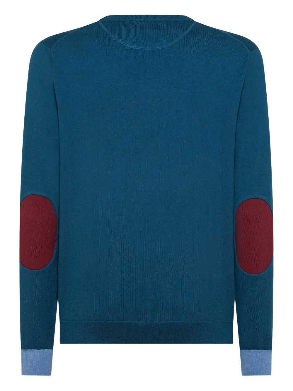 Sun68 elbow-patch detail sweater - Blauw