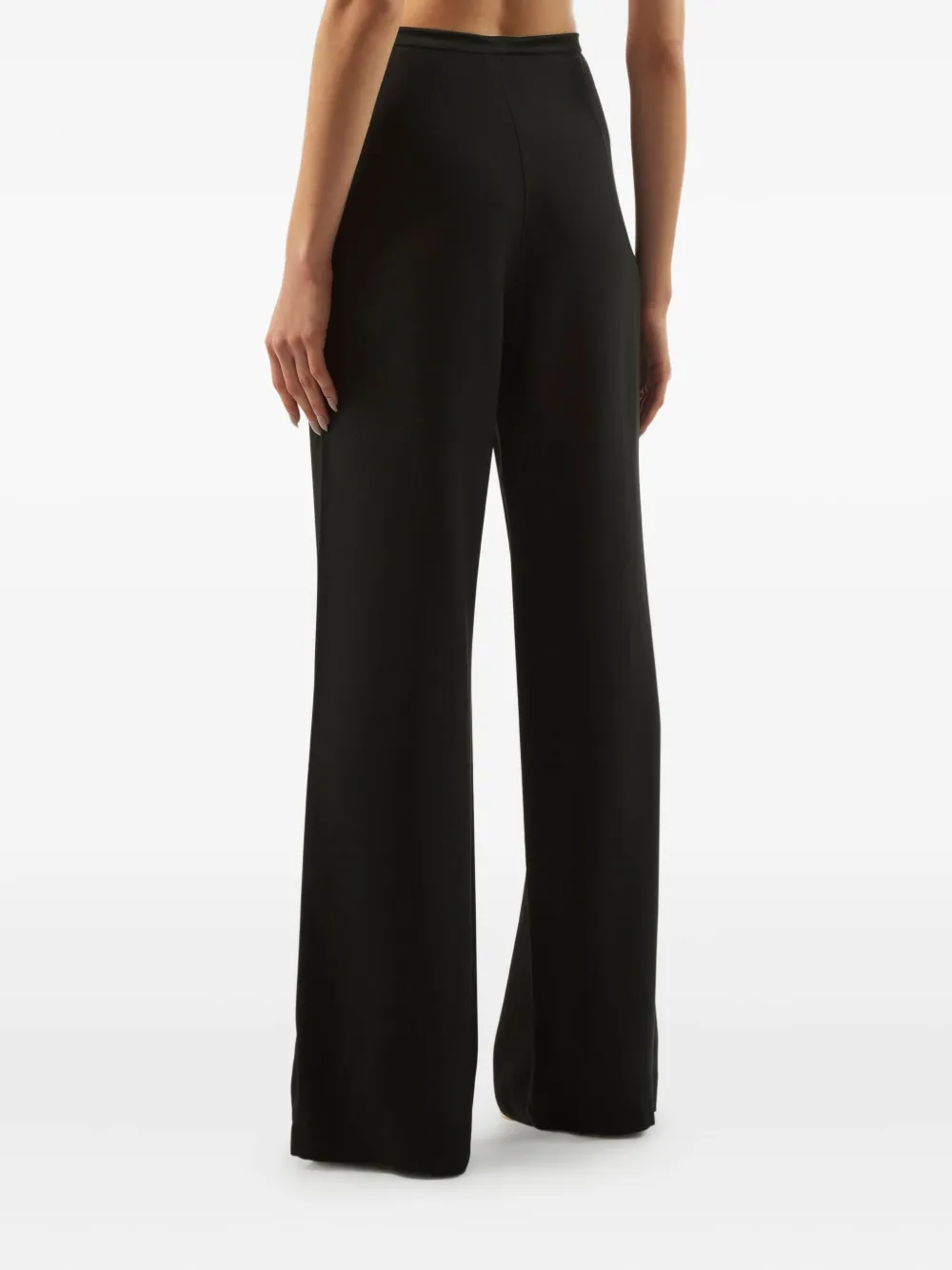 Taller Marmo Marlene broek met naaddetail Zwart