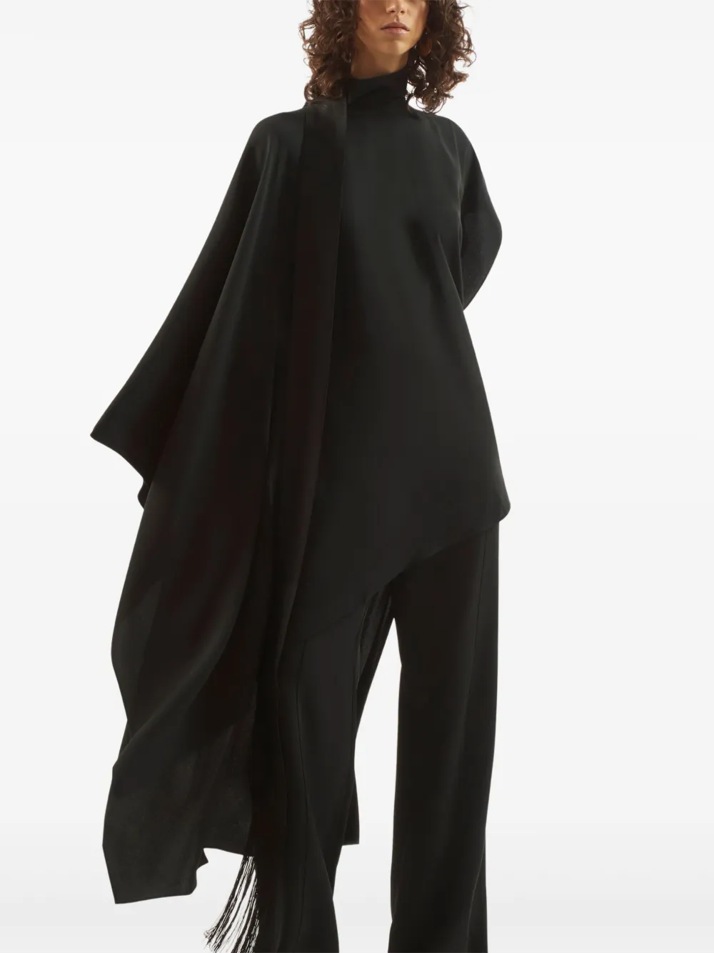 Taller Marmo Marlene broek met naaddetail Zwart