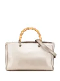 Gucci Pre-Owned 2016-2025 Medium Calfskin Bamboo Shopper satchel - Gold