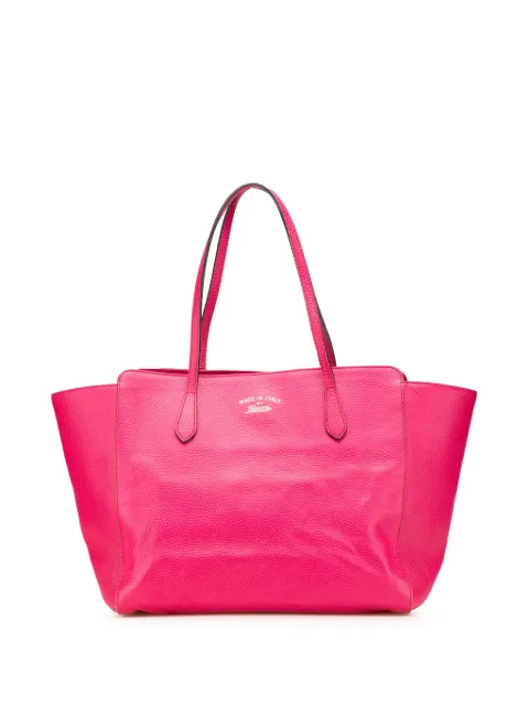 Gucci Pre-Owned 2016-2025 Medium Leather Swing tote bag