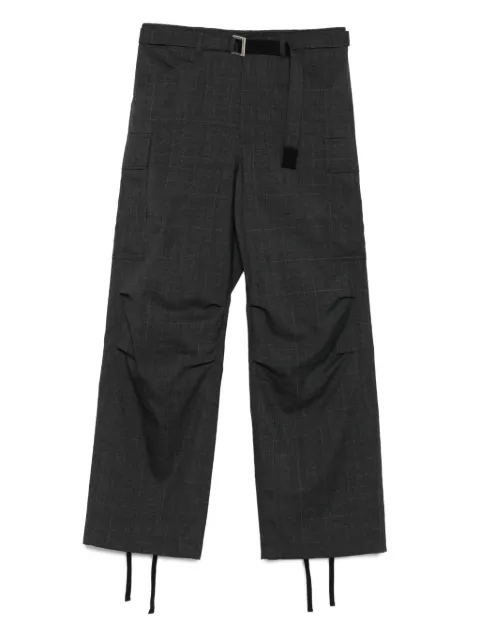 sacai belted cargo trousers