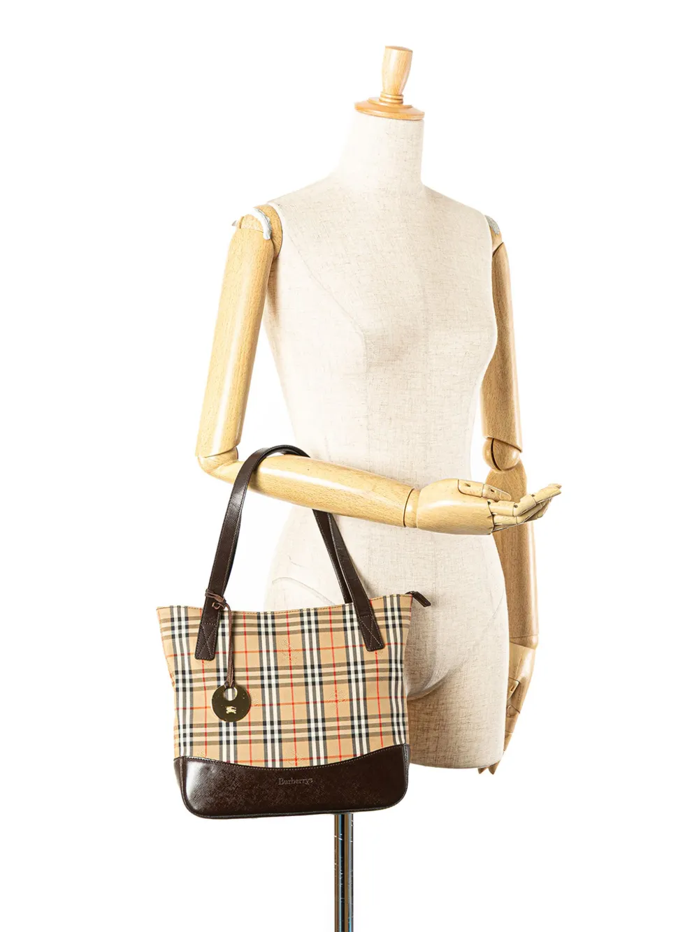 Burberry Pre-Owned 2000-2017 Haymarket Check Canvas tote bag | Pre-Owned | Image 2