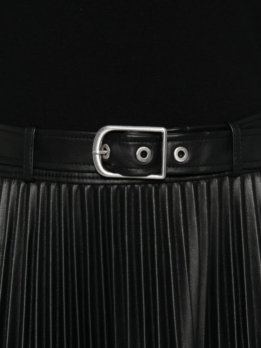 Simkhai Pleated Midi Dress In Black