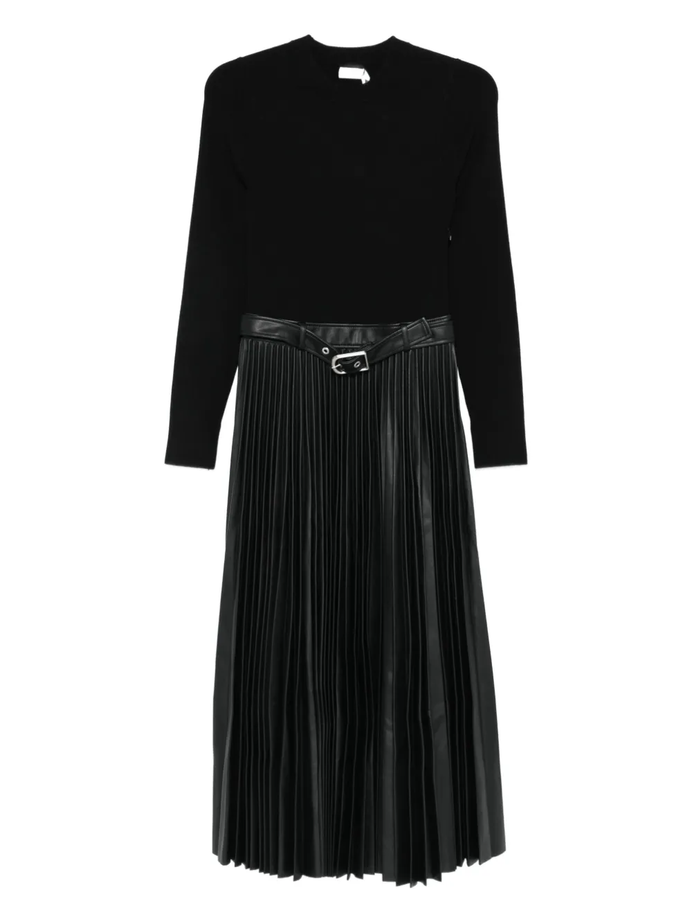 Simkhai pleated midi dress | Black | Image 1