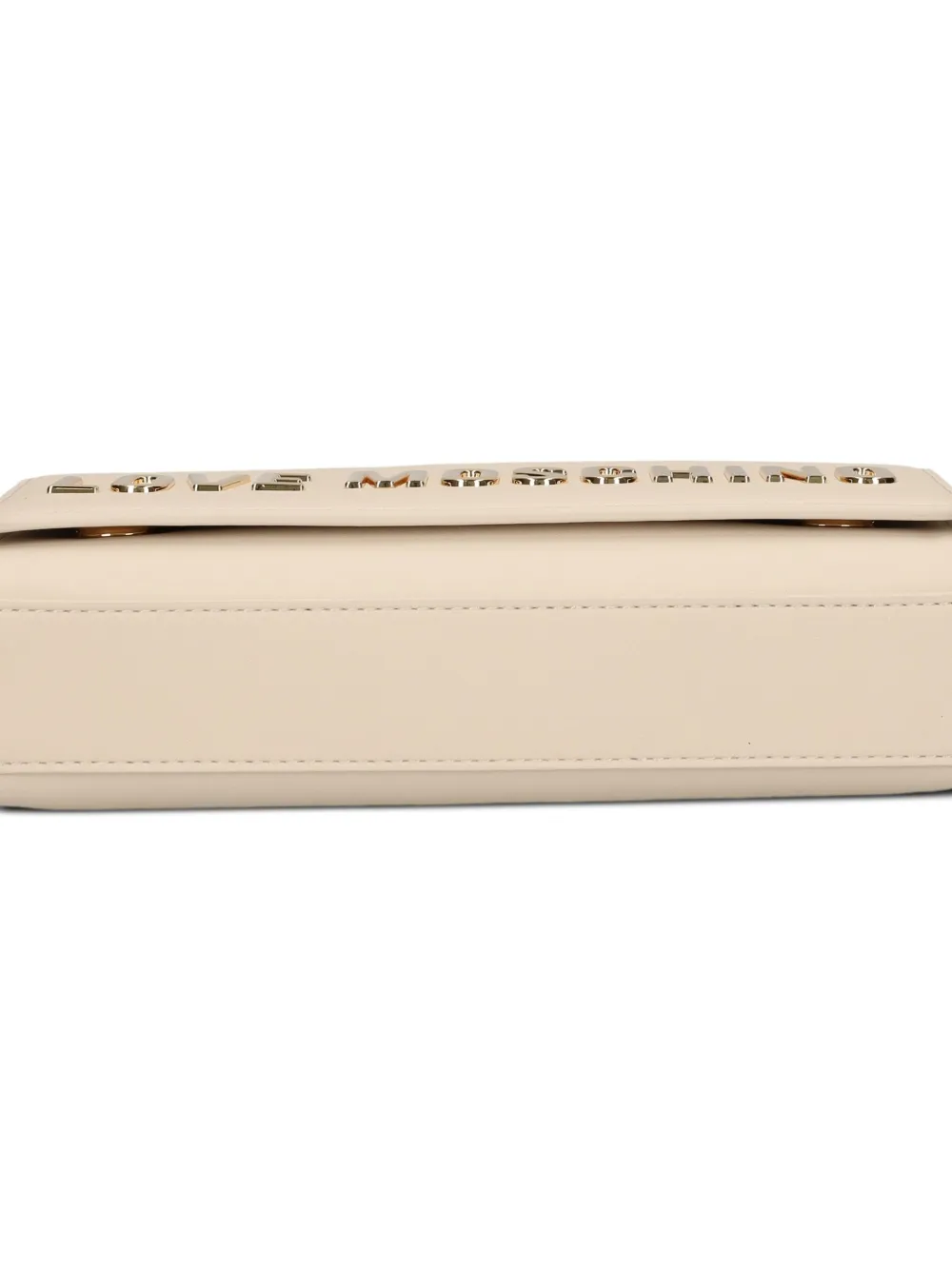 Love Moschino Crossbodytas met logoplakkaat Beige
