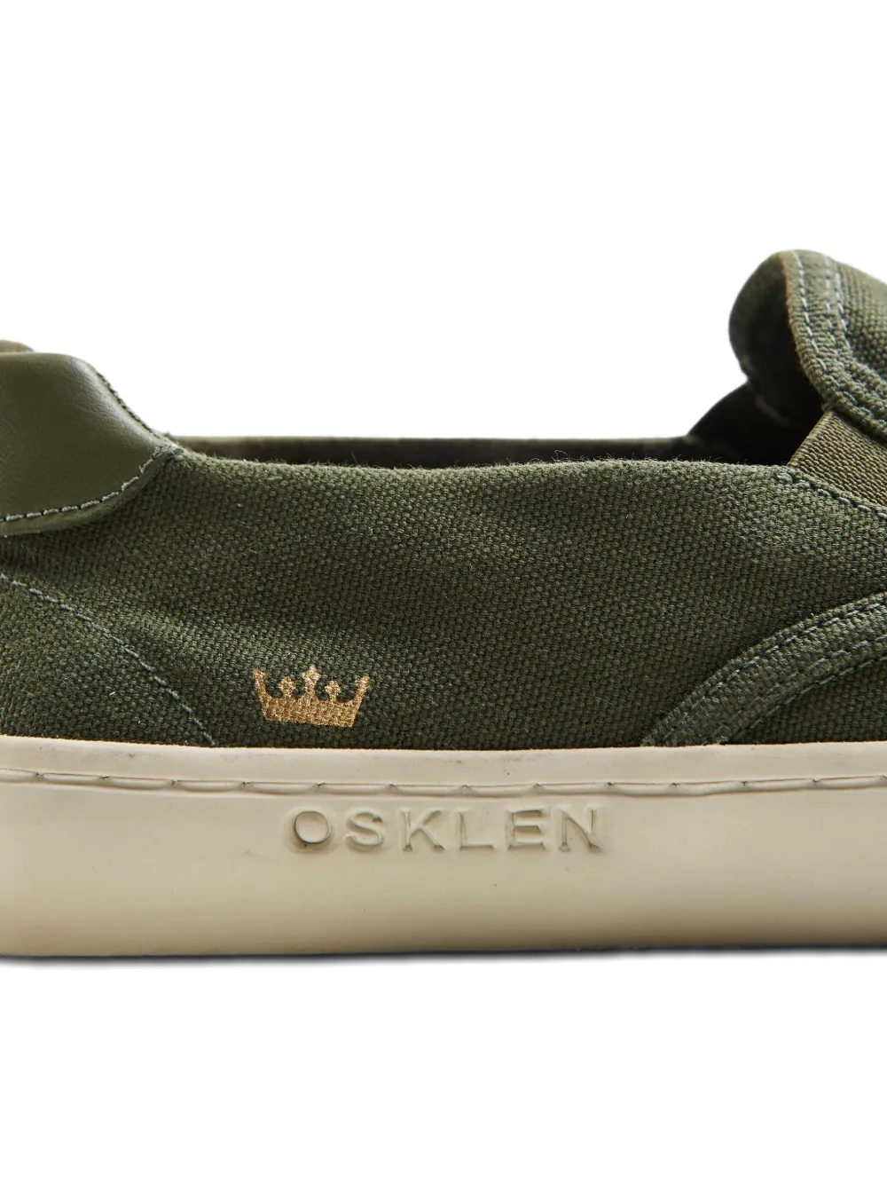 Osklen cotton slip-on sneakers Green