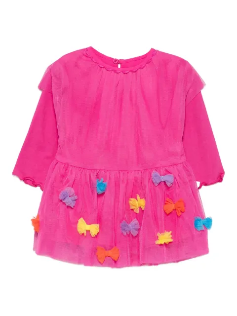 Stella McCartney Kids bow-embellished tulle dress