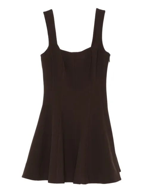 Simkhai vestido corto con cuello cuadrado