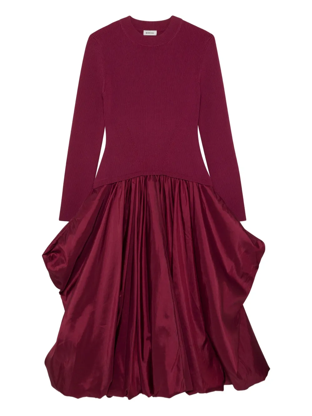 Simkhai Kenlie balloon dress - レッド Simkhai Kenlie balloon dress - レッド
