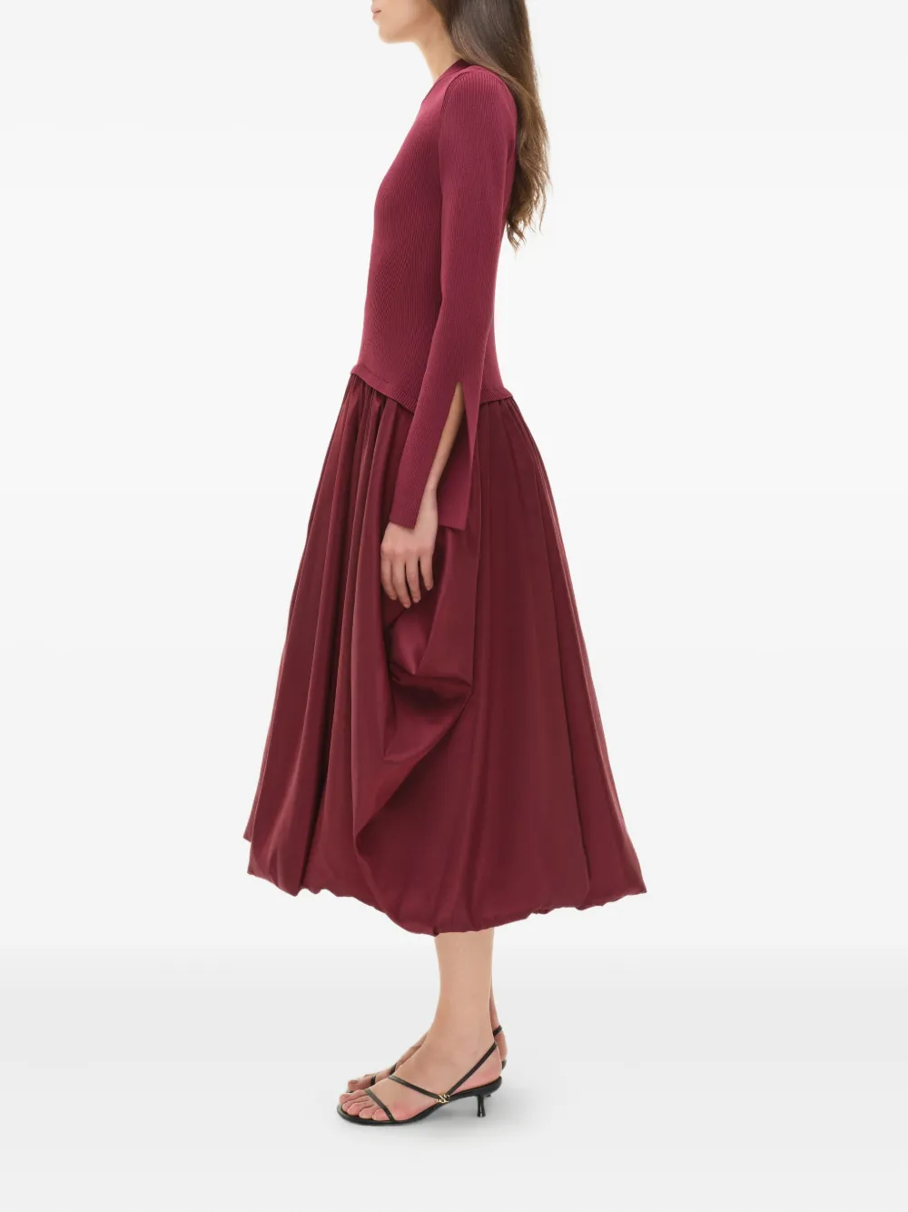 Simkhai Kenlie ballonjurk Rood