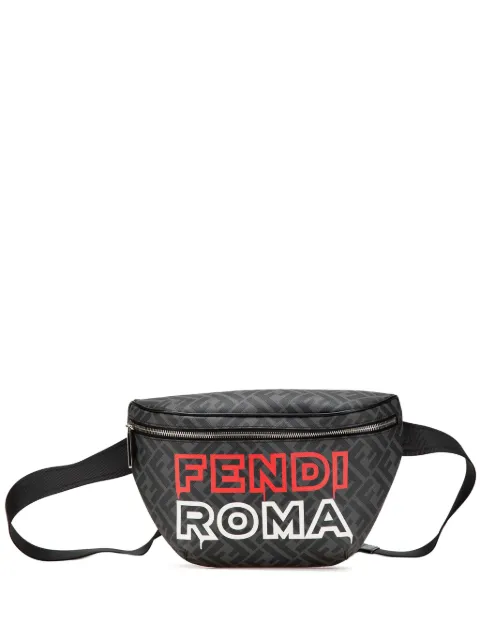 Fendi Pre-Owned riñonera Zucca Coated Canvas Logo 2010-2025