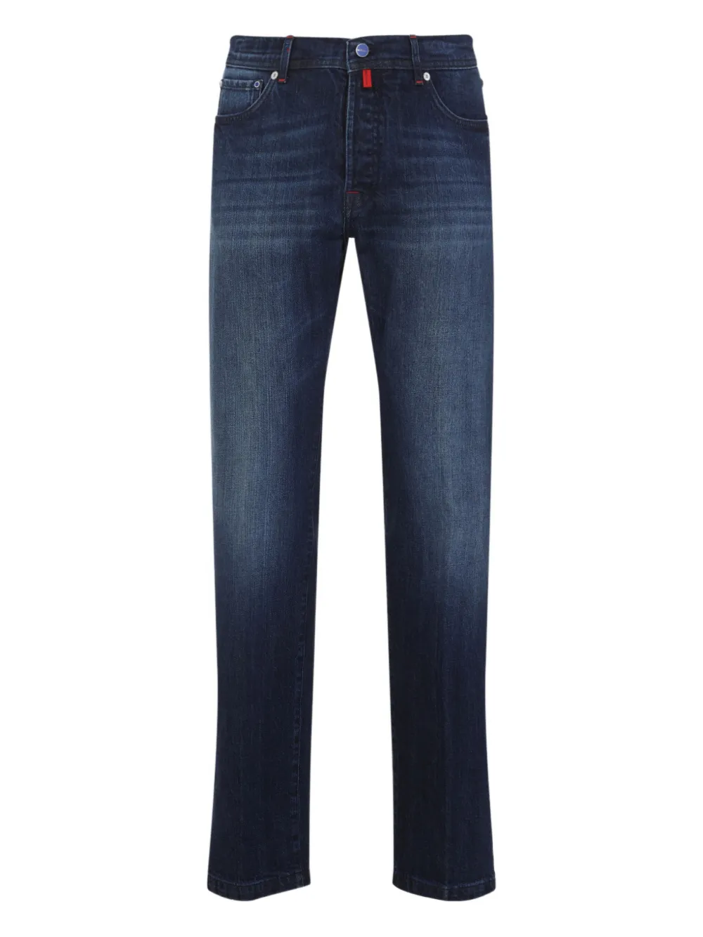 Kiton five-pocket denim jeans Blauw
