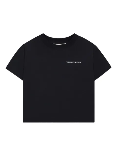 THE COUTURE CLUB KIDS logo-print cropped t-shirt