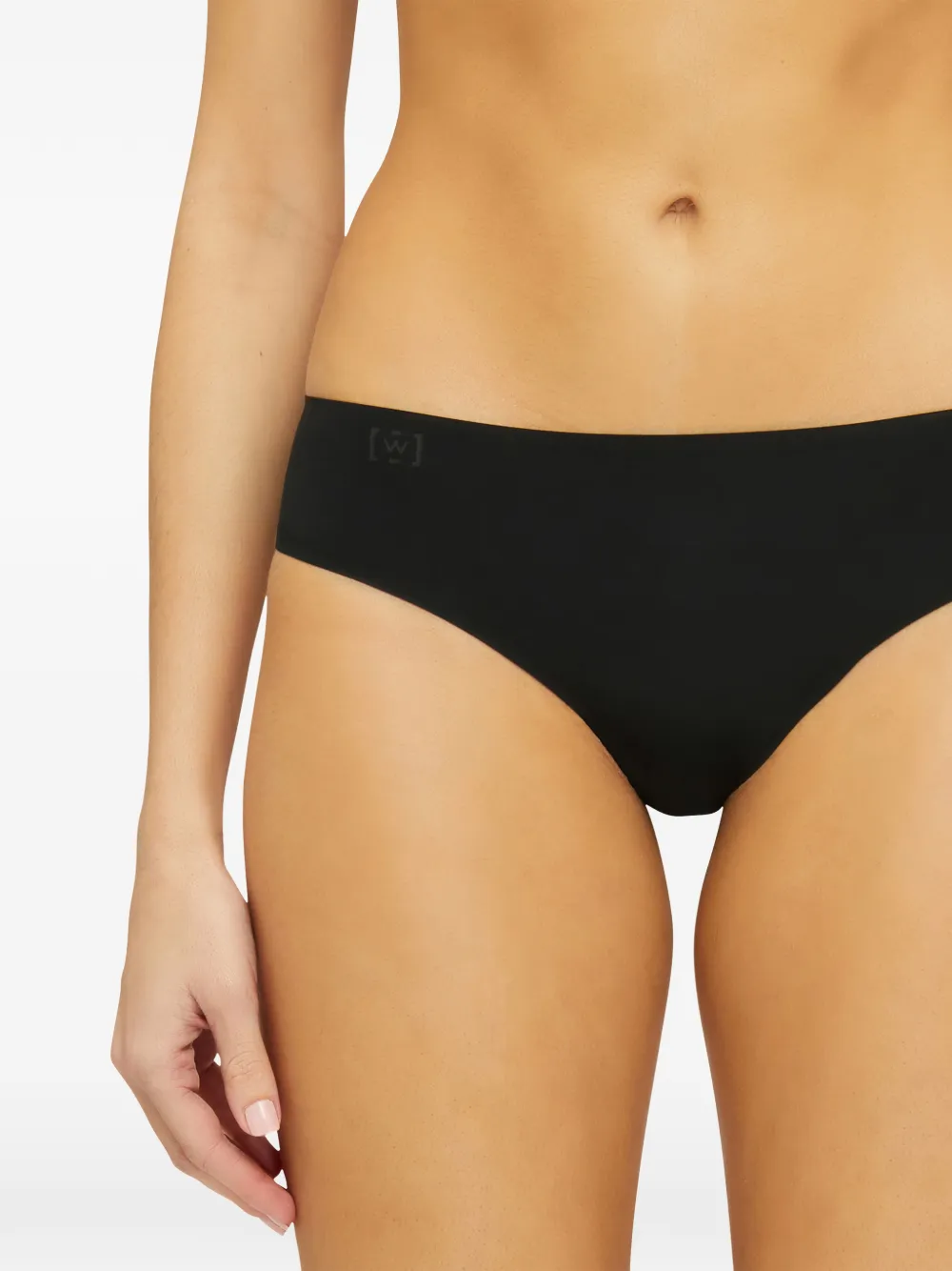 Wolford Slip met logodetail Zwart