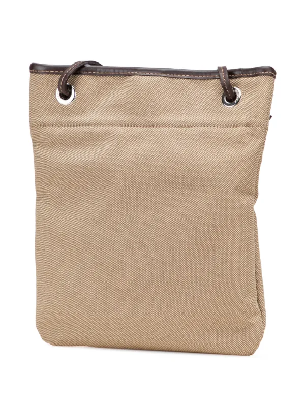 Prada Pre-Owned 2013-2025 Canvas Canapa Logo Crossbody Bag | Brown