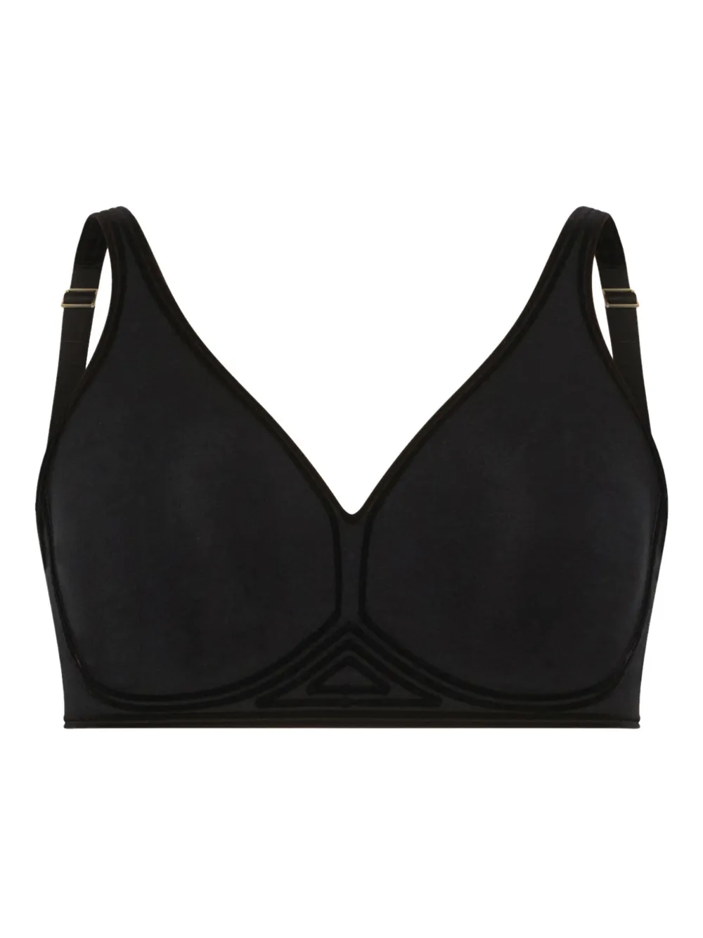Wolford Panelled Bra In Black