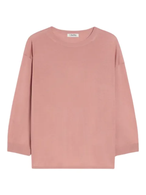 'S Max Mara Amici three-quarter sleeve round-neck sweater