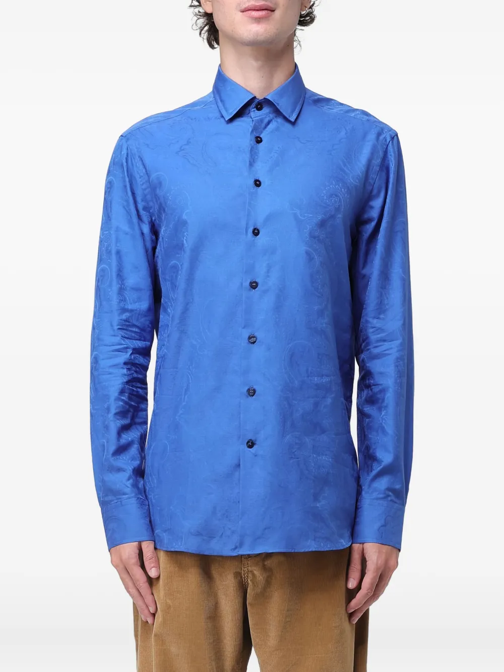 ETRO paisley shirt - Blu