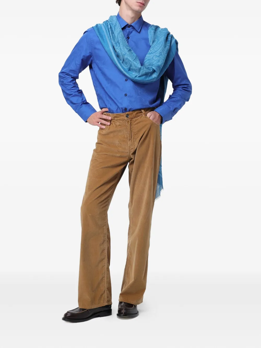 ETRO paisley shirt - Blauw