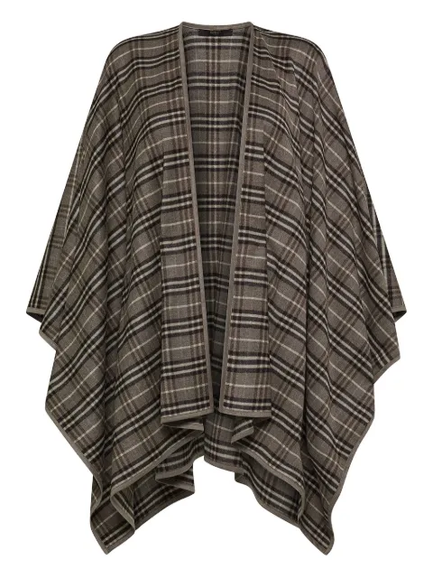 Seventy plaid cape