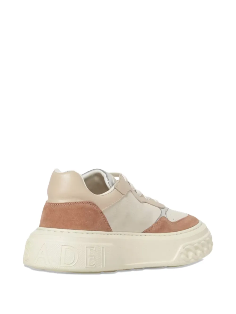Casadei Off Road appliqué flatform trainers Beige