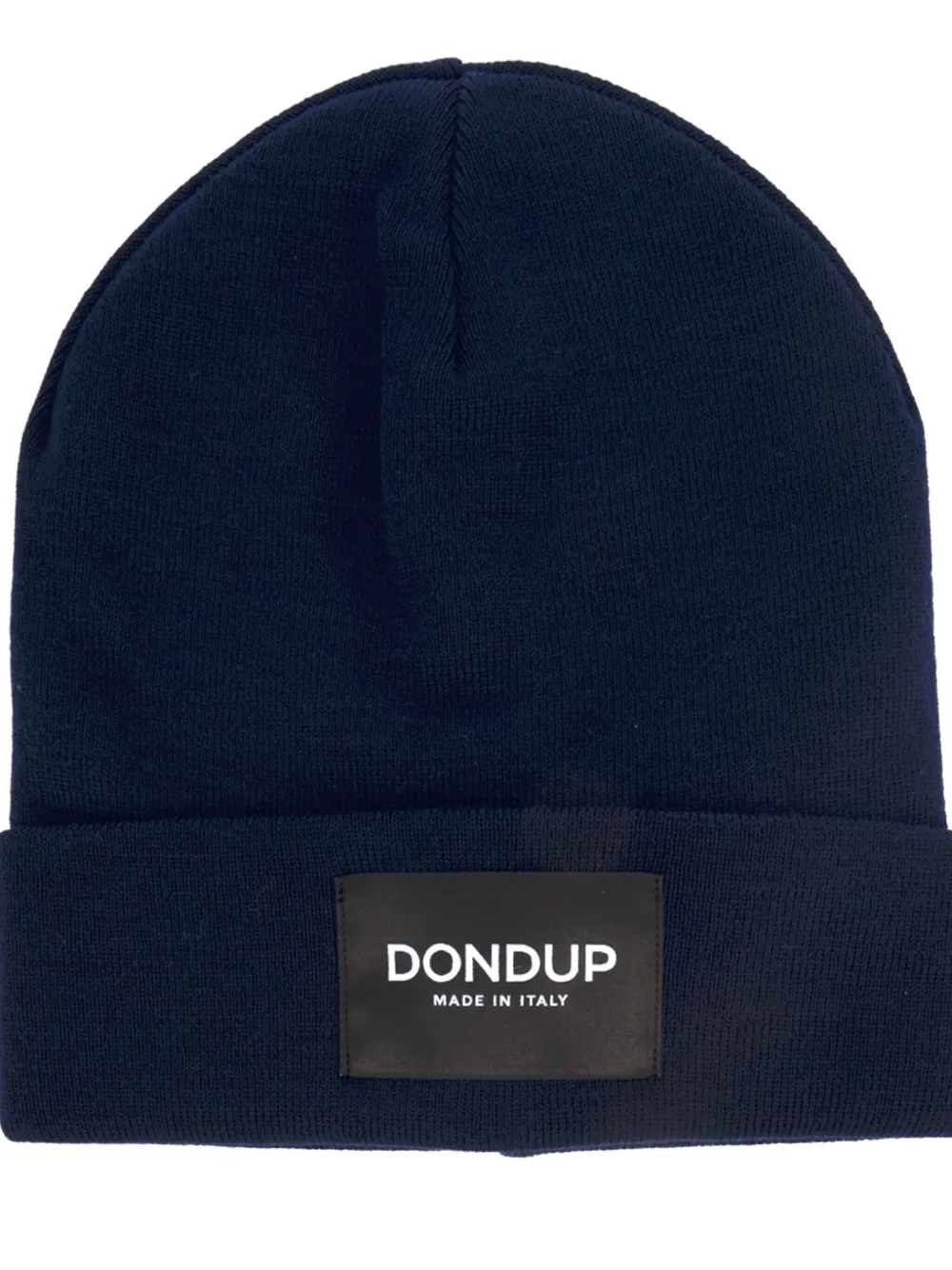 DONDUP logo-patch beanie hat - Blauw