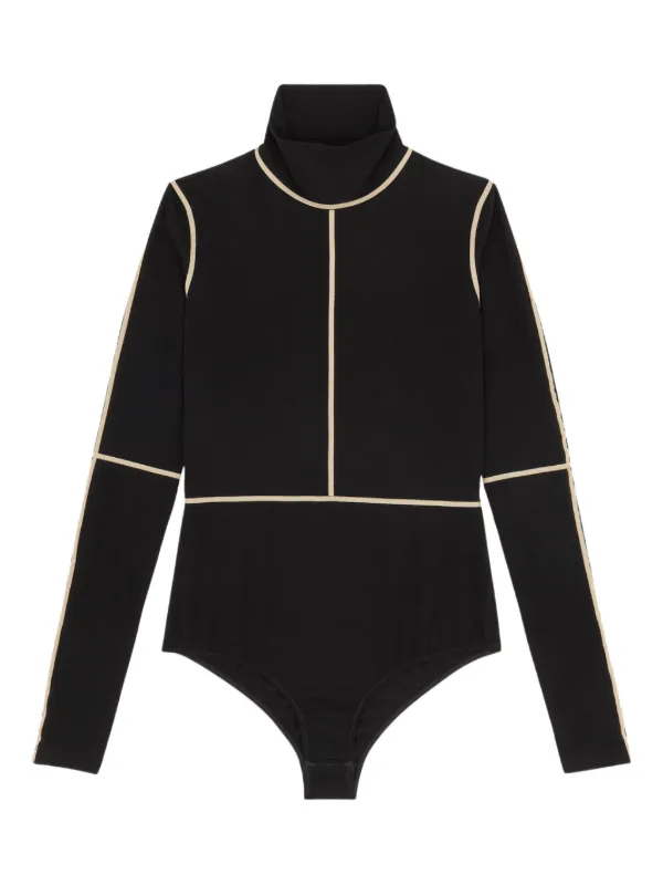 美品　MM6 Maison Margiela ハイネックボディースーツ MM6 Maison Margiela ハイネック ボディスーツ | ブラック | FARFETCH JP