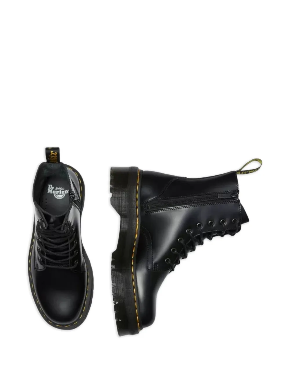 Dr. Martens Jadon Lace-up Boots In Black