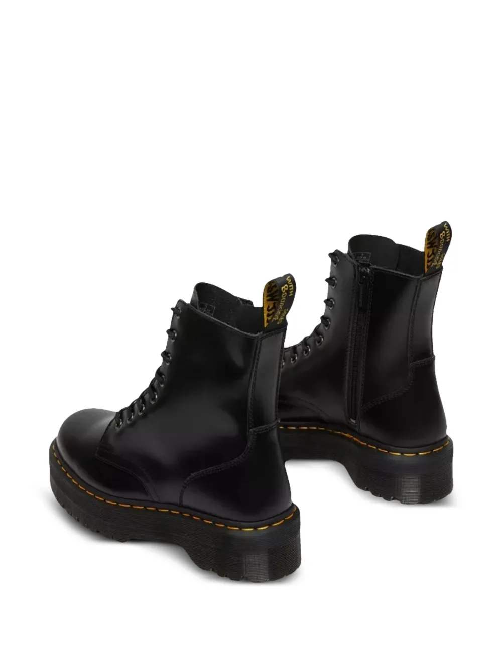 Dr. Martens Jadon Lace-up Boots In Black