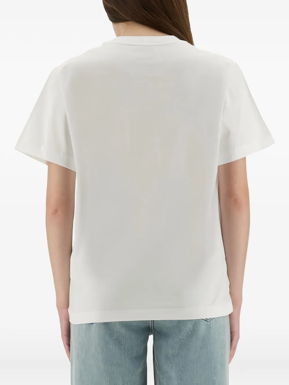 MOSCHINO JEANS T-shirt met grafische print Wit