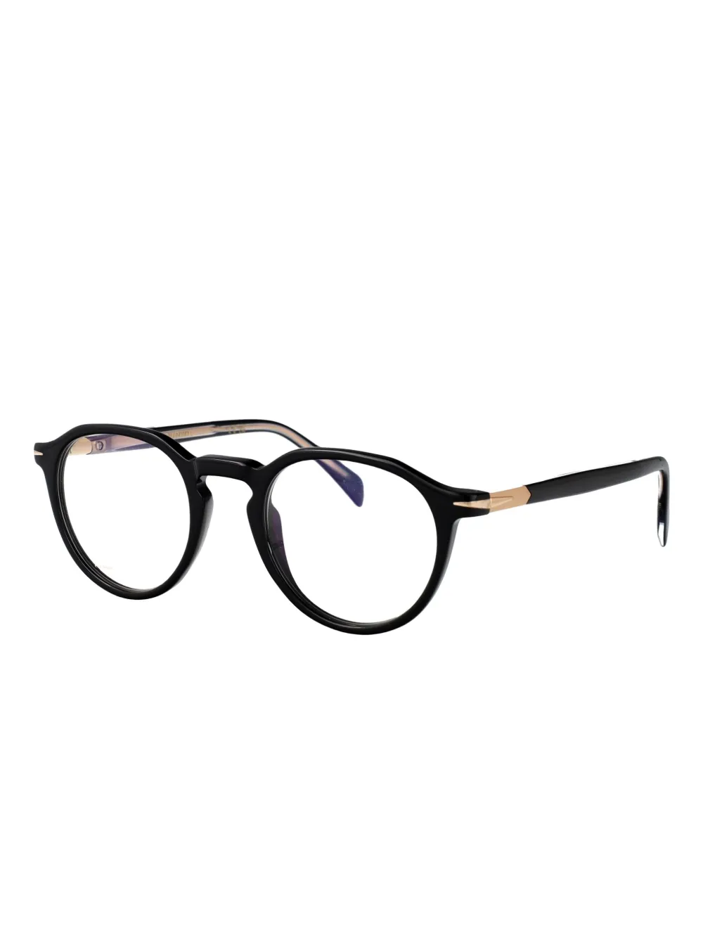 Eyewear by David Beckham lunettes de vue rondes à détail doré | Image 2