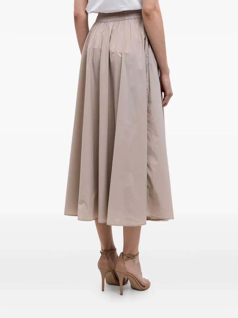 Herno Drawstring Skirt In Pink