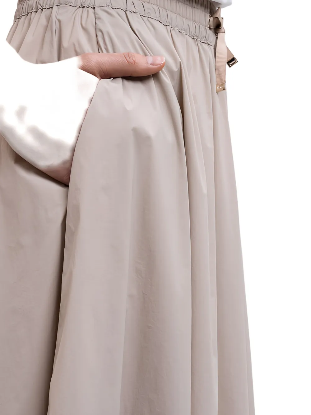Herno Drawstring Skirt In Pink