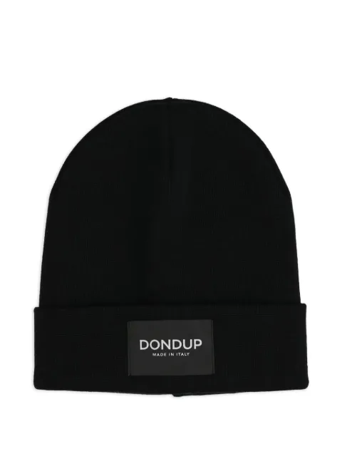 DONDUP logo-patch beanie hat