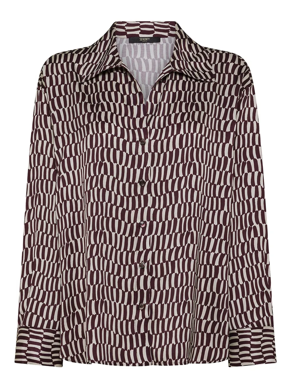 Seventy patterned top | Brown | Image 1