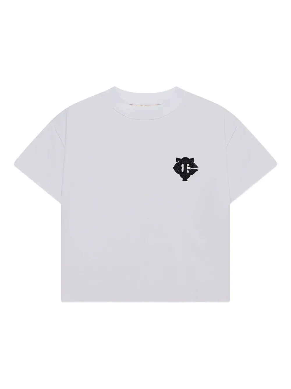 THE COUTURE CLUB KIDS logo-embroidered T-shirt | White | Image 1