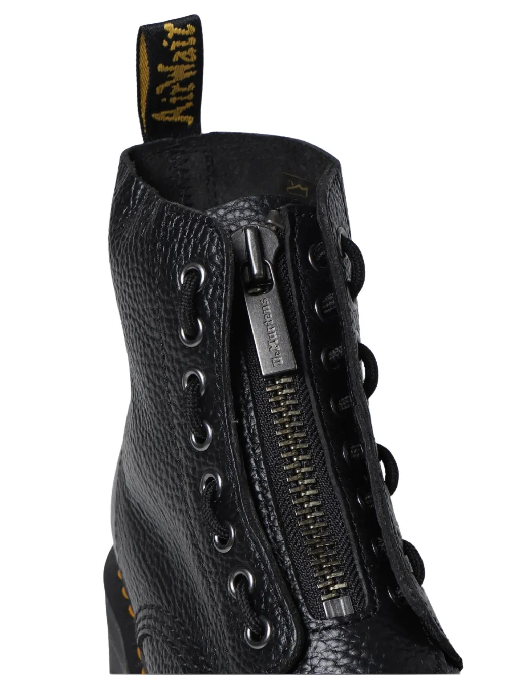 Dr. Martens Jadon Iii Platform Ankle Boots In Black Pisa In Black
