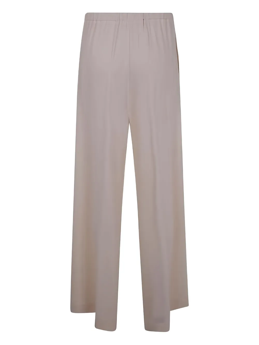 Liviana Conti elastic-waist wide-leg trousers - Grijs