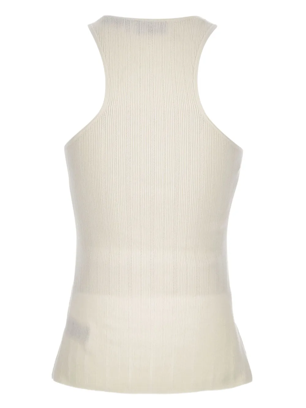 Elisabetta Franchi chain-straps ribbed top | Vests & Tank Tops | Image 2