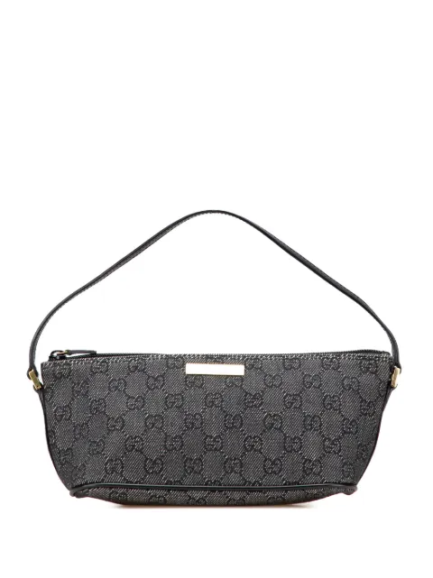Gucci Pre-Owned 2000-2015 GG Denim Boat shoulder bag