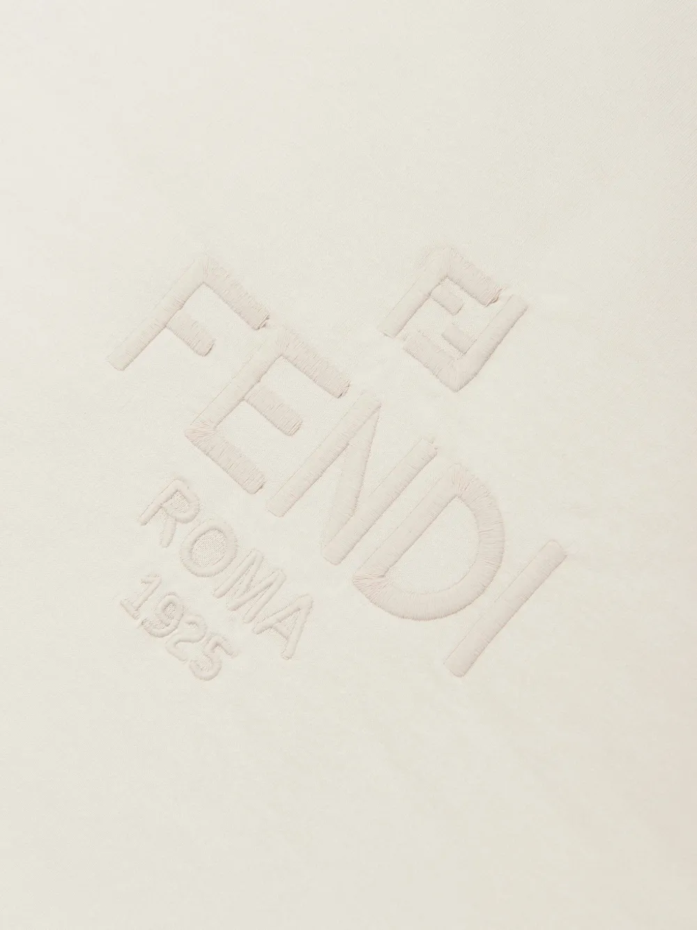Fendi Kids Slaapzak met geborduurd logo Beige