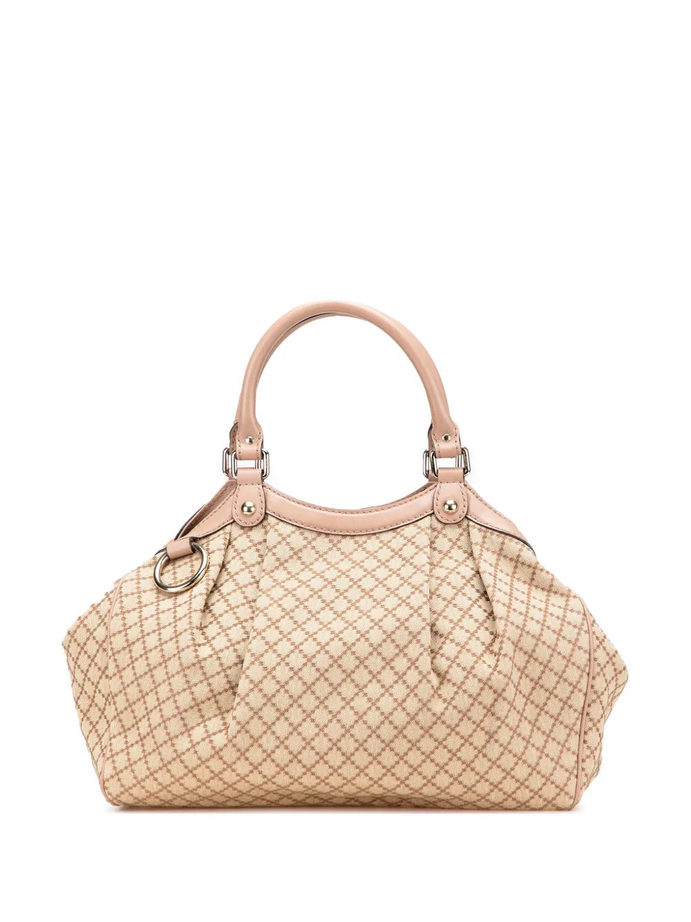 Gucci Pre-Owned 2016-2025 ミディアム ディアマンテ キャンバス スーキー ハンドバッグ - ブラウン Gucci Pre-Owned 2016-2025 ミディアム ディアマンテ キャンバス スーキー ハンドバッグ - ブラウン