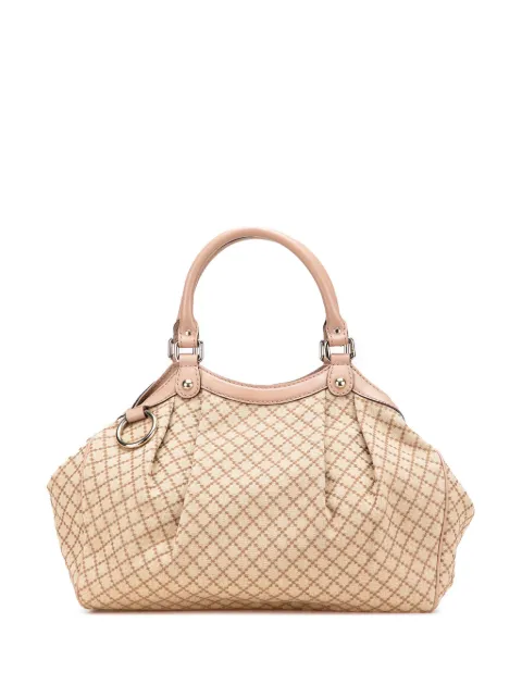 Gucci Pre-Owned tote Sukey mediana de lona con rombos 2016-2025