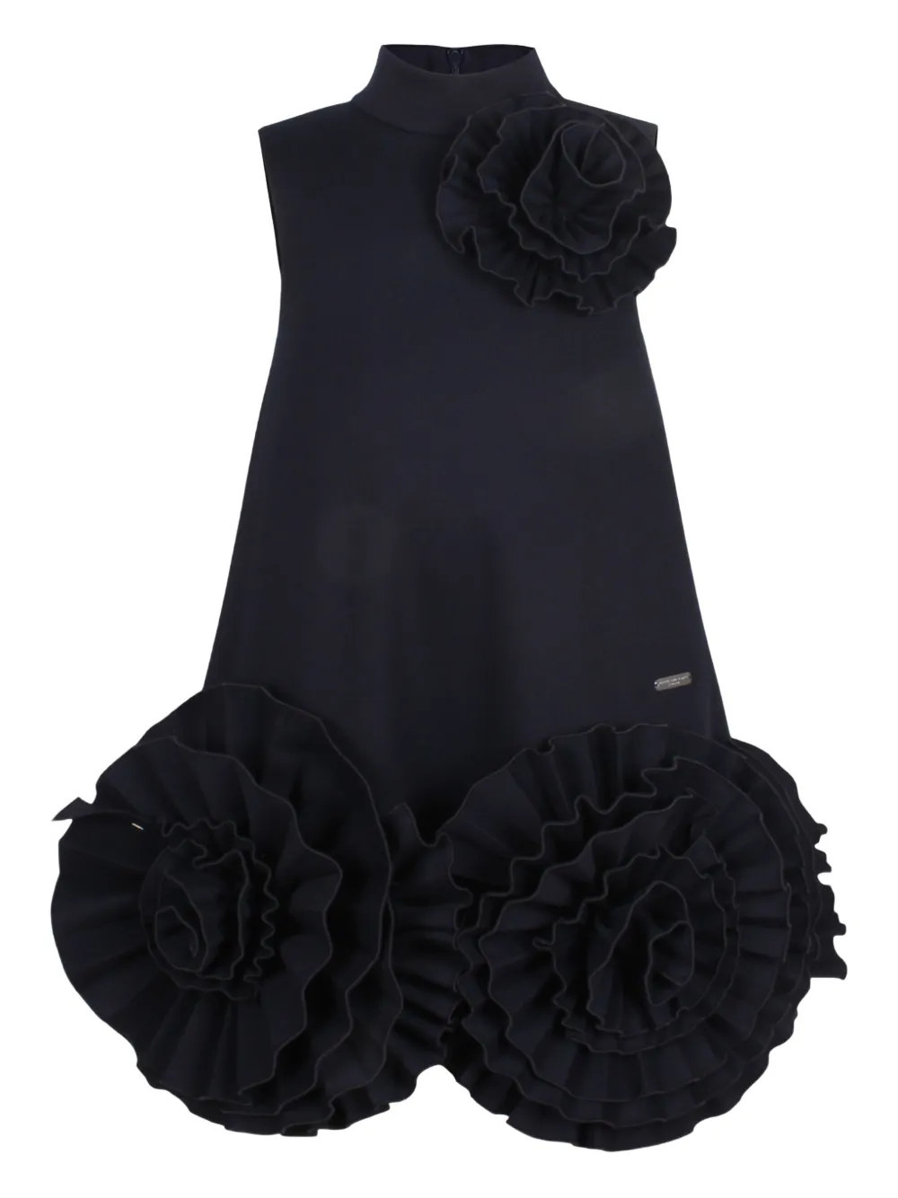 Jessie And James Kids' Flower Dress In Black