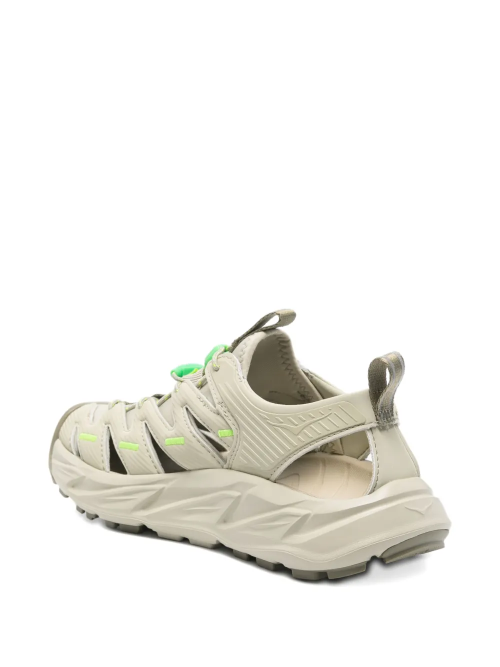 HOKA Hopara textured sandals Neutrals