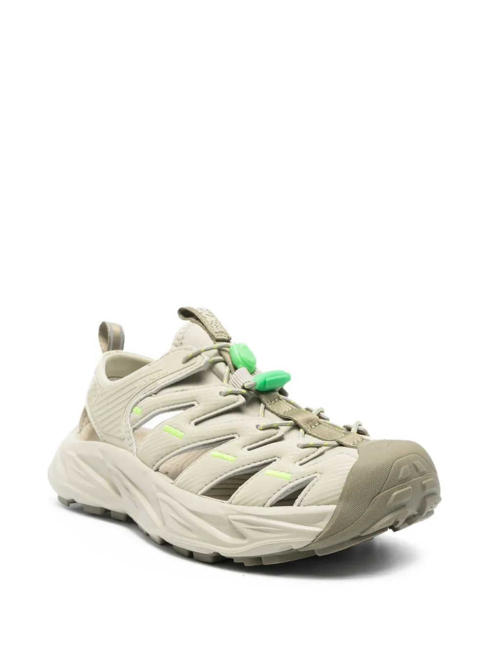 HOKA Hopara textured sandals Neutrals