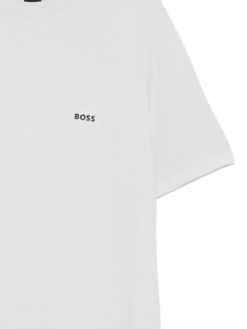 BOSS T-shirt met logoprint Grijs
