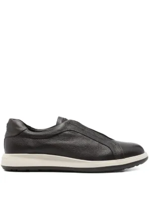 Fratelli Rossetti Leather Sneakers | Black | FARFETCH AO