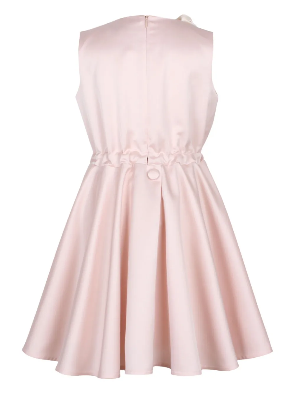 JESSIE AND JAMES KIDS rose-embellished skater mini dress Roze